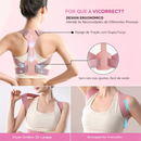 Corretor de Postura Ajustável Respirável – Suporte para Costas e Pescoço